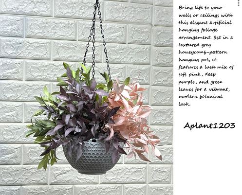 Plant Artificial, Faux Plants, Home Decor, events, gardens, Potted Plants, hanging, celling Aplant1203
