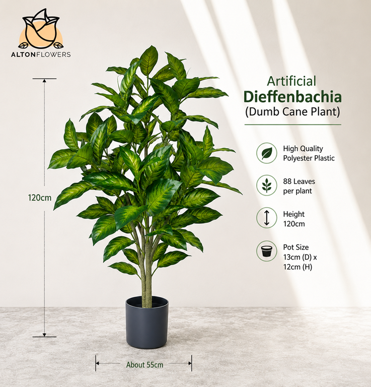 120cm Artificial Plant Home Garden Office Event Decor