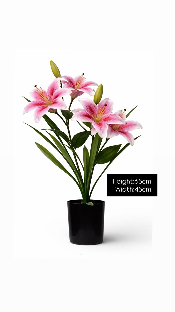 65cm Artificial lily plant