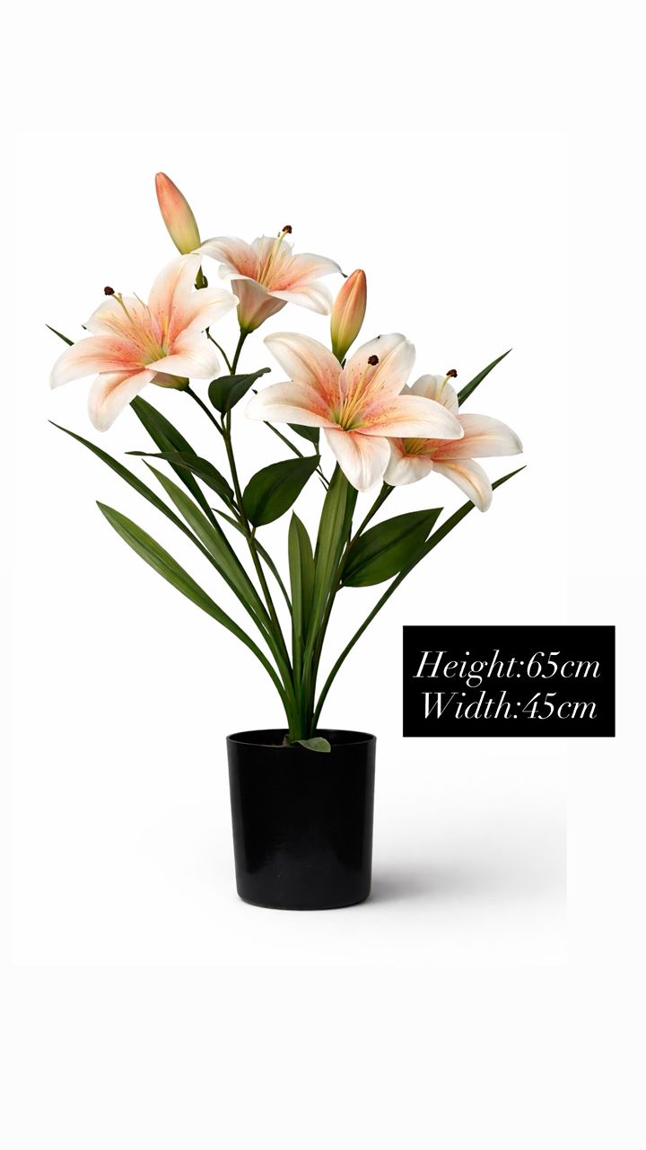 65cm Artificial lily plant