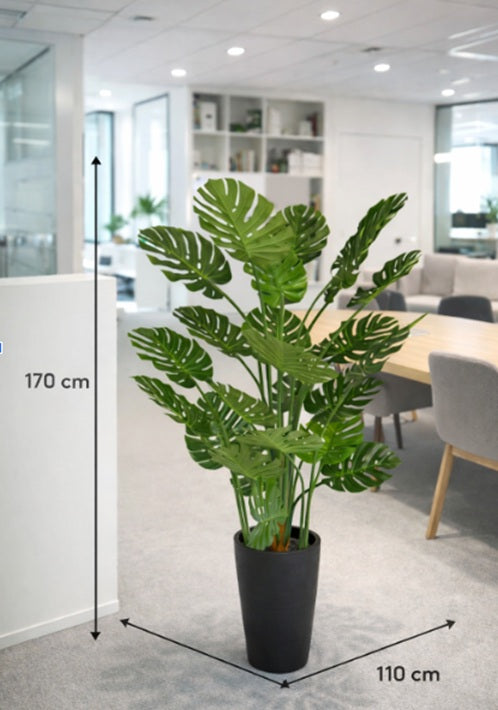 170cm Artificial Plant Monster Double set in a Beautiful Planter Pot Aplant1292-1