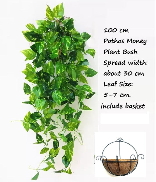 Artificial eucalyptus leaf bush with buds from Alton Flowers N Gifts, showing lush green leaves and small decorative buds.