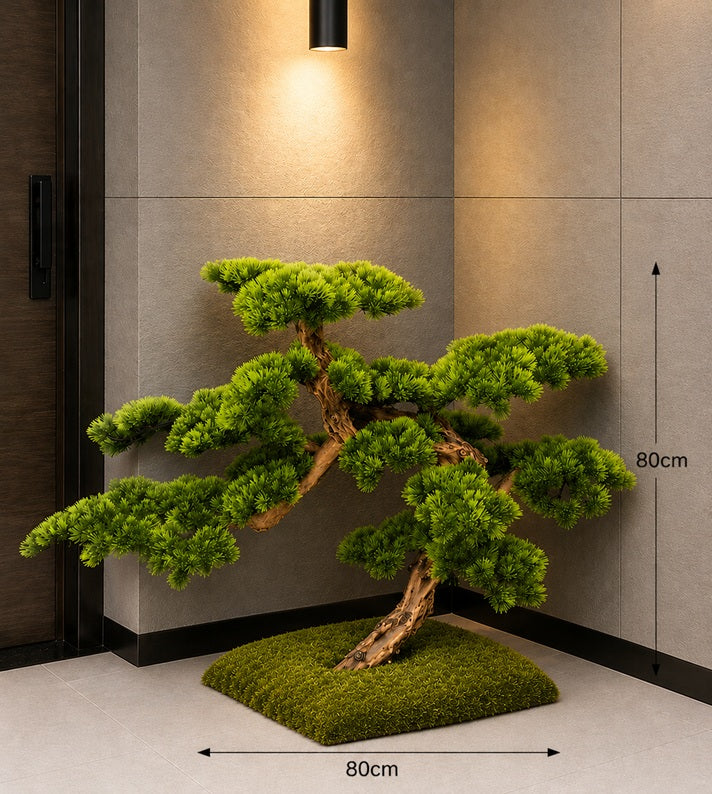 80cm Bonsai Plant Artificial | Small Plant | Flowers | Garden Decor