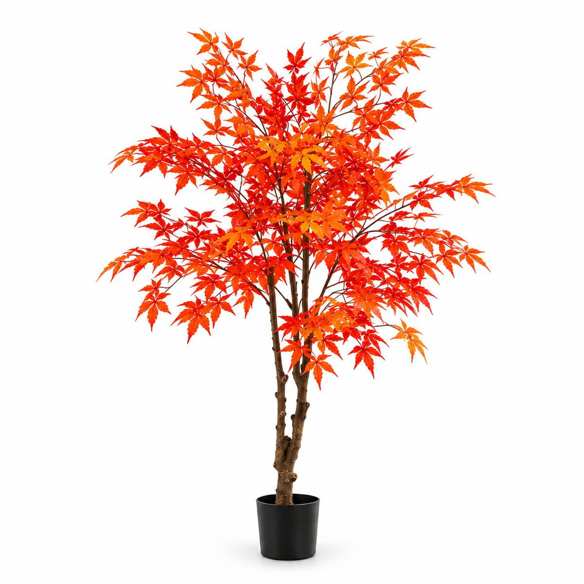 150cm Artificial Red Maple Tree - Lifelike Japanese Maple Plant with Pot | Autumn Decor Indoor Aplant1305-13-150cm