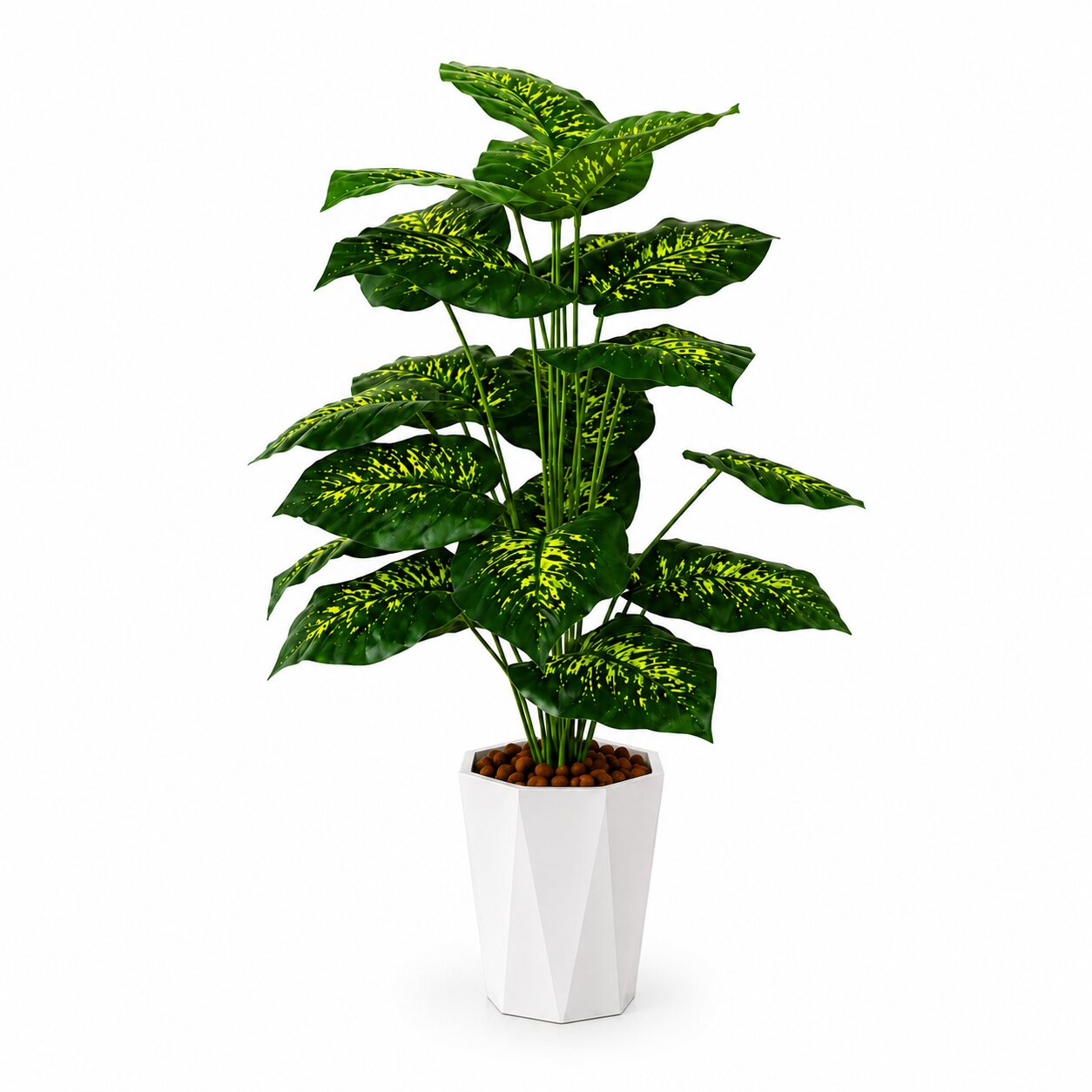 Elegant  Artificial Plant 18 Leaves 75cm Tall