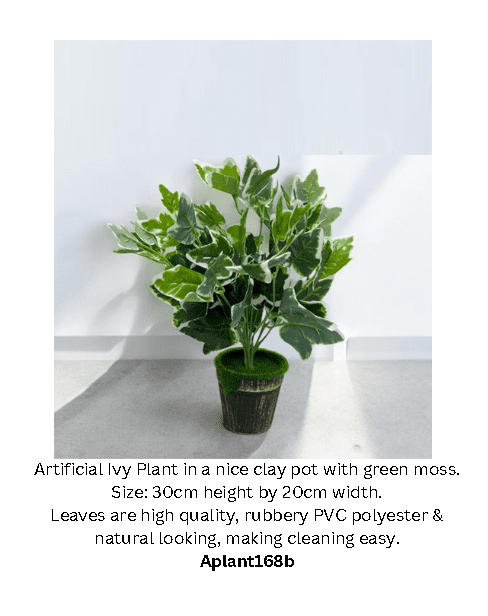 30cm Plant Ivy bush, home decor, garden Aplant168b