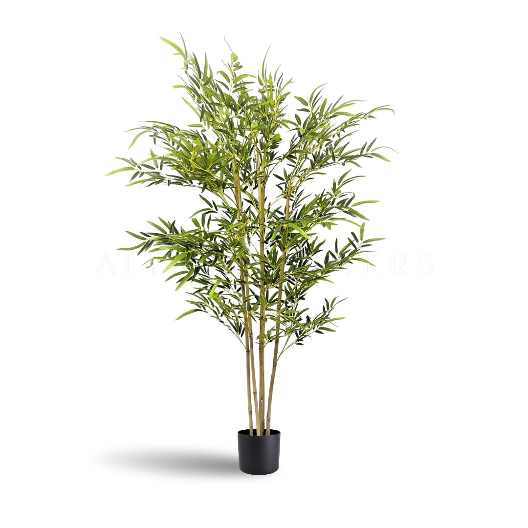 120cm Plant Bamboo w/  5 pcs.natural coloured trunks Artificial Aplant472