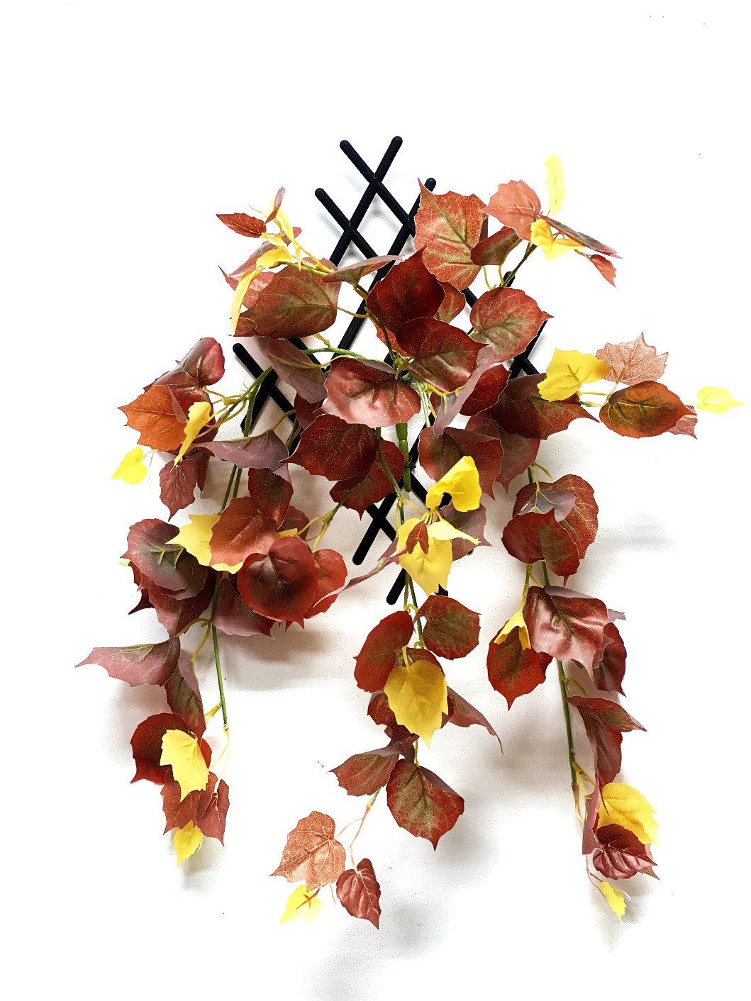 Artificial Coleus plant bush set with a hanger for wall display Aplant546f