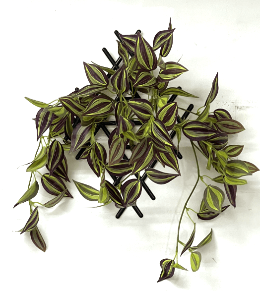 Artificial Plant bush set with a hanger for wall display Aplant546k