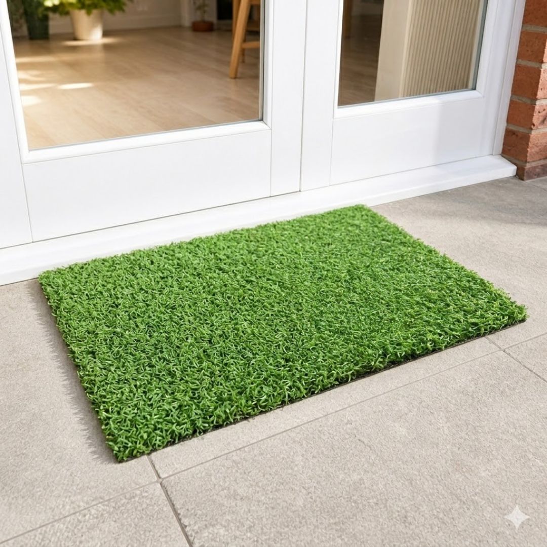 10mm Artificial Grass Doormat (Set of 2) | 1m x 0.5m Mats