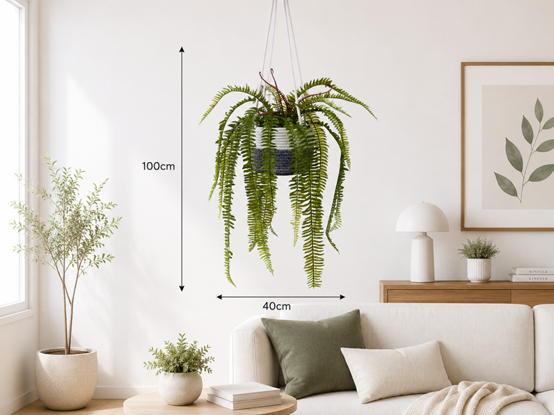 Polypody Ferns from Alton Flowers, lush green fern plant with delicate fronds, ideal for indoor or outdoor decor.