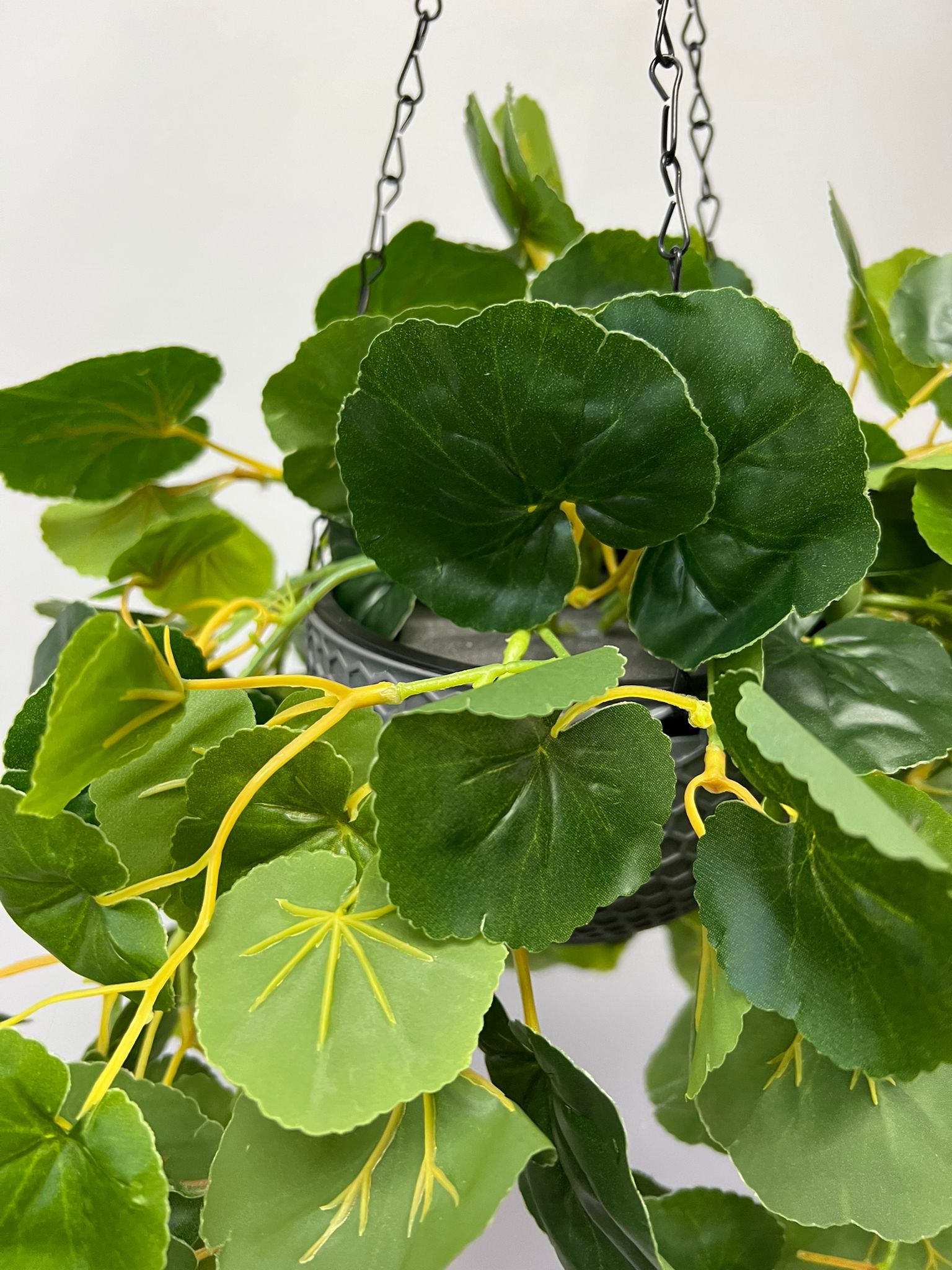 Plant hanging Green Ivy Bush in Plastic container artificial Aplant565