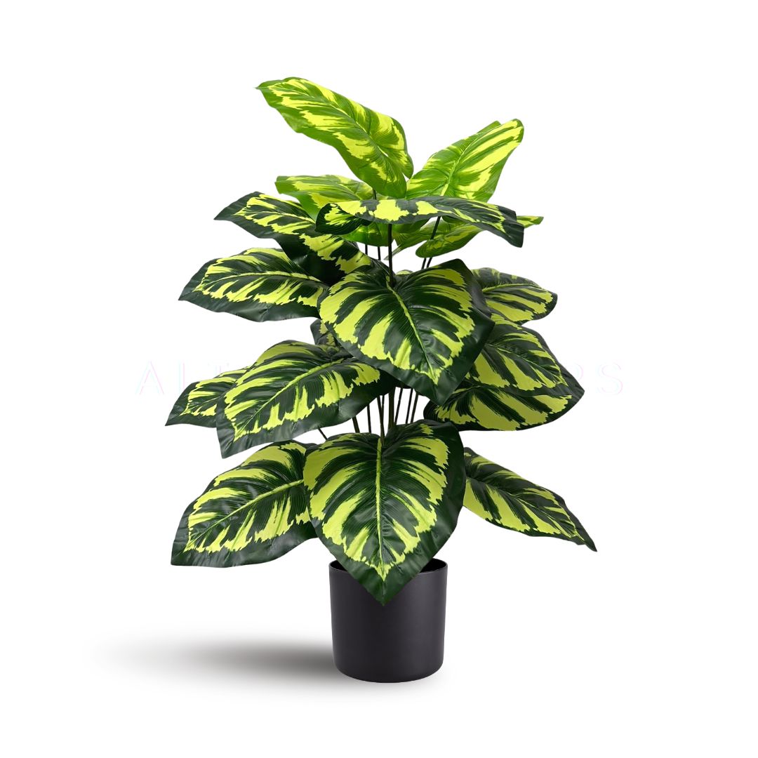 65cm Plant Peacock x 18 leaves artificial, home, deco Aplant604