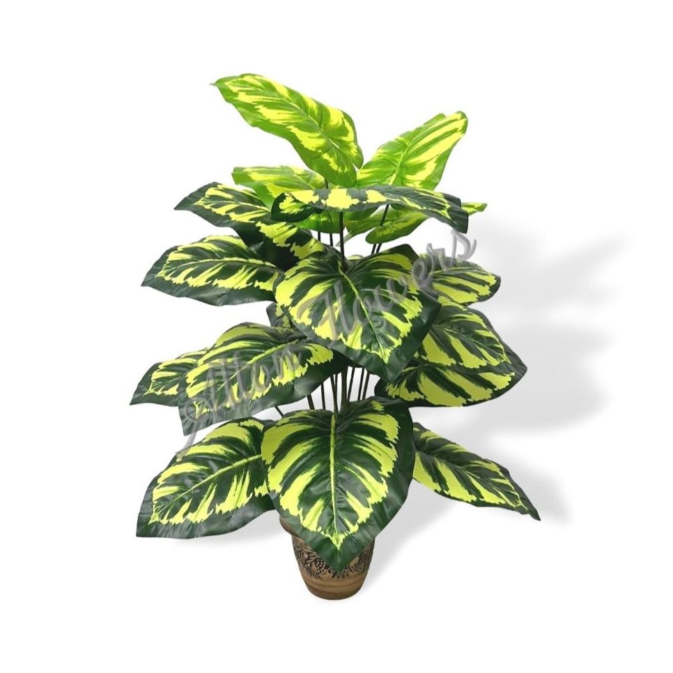75cm Plant Peacock x 24 leaves artificial, home, deco Aplant604a