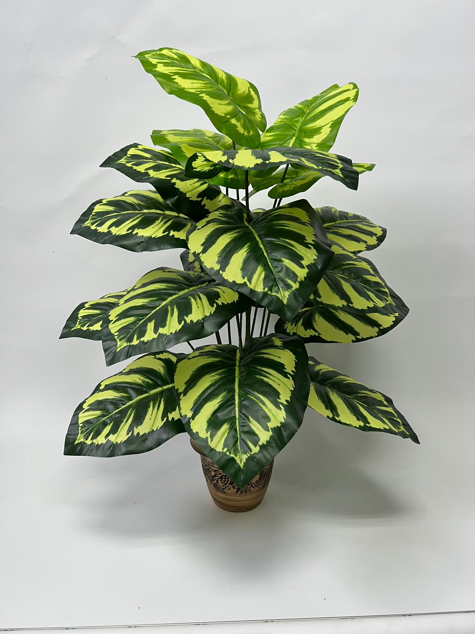 75cm Plant Peacock x 24 leaves artificial, home, deco Aplant604a