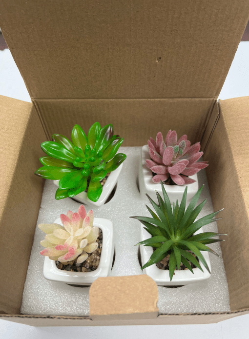 5cm-10cm Cactus cutie succulent artificial with ceramic pot Aplant605