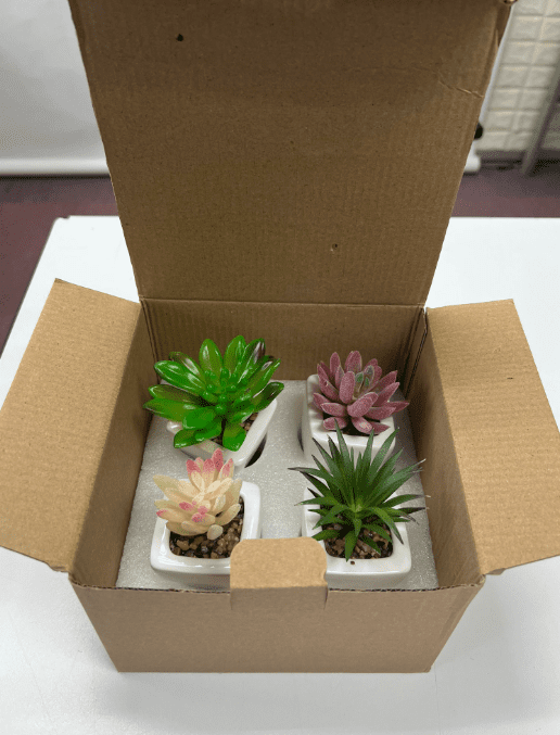 5cm-10cm Cactus cutie succulent artificial with ceramic pot Aplant605