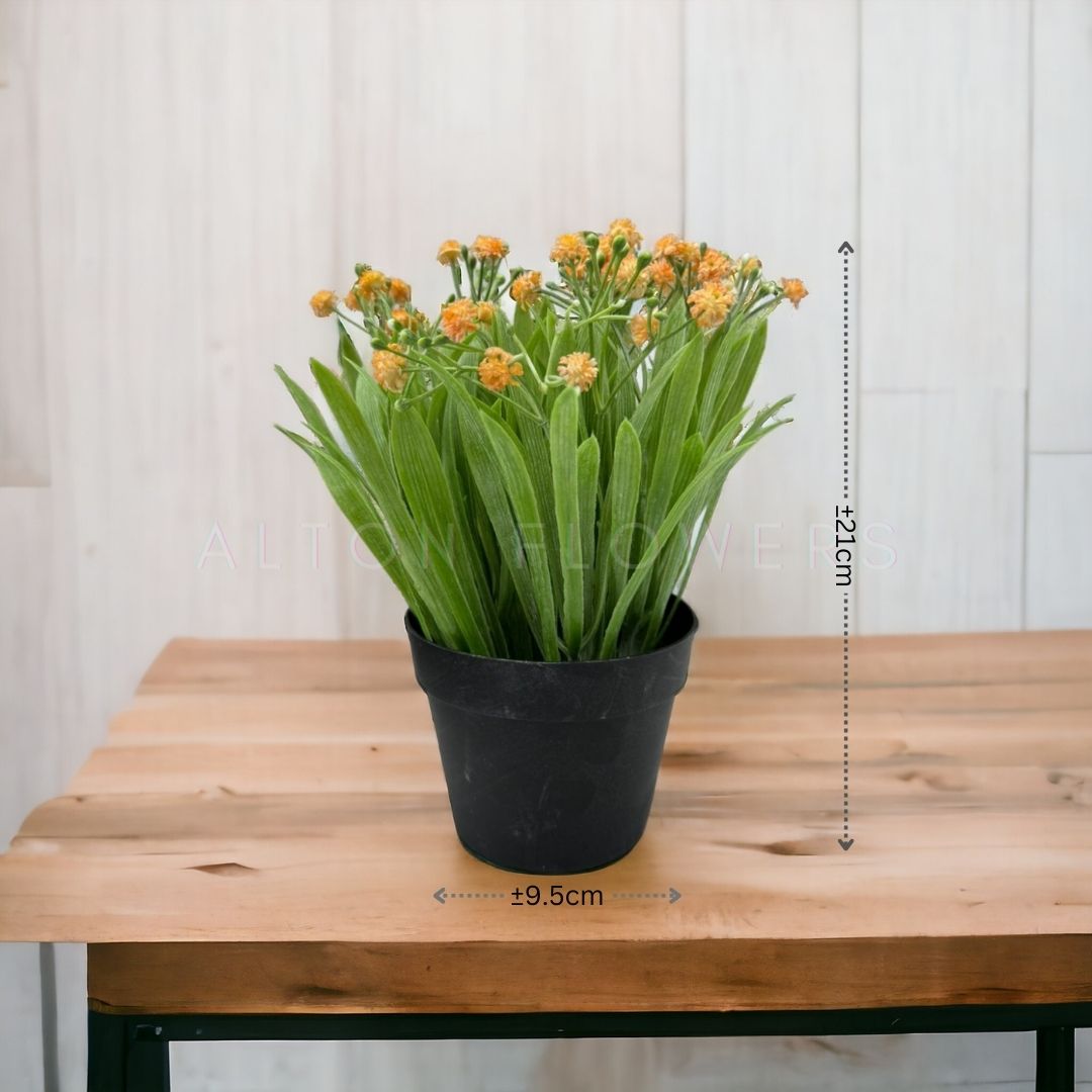 21cm Flower Wild Gypsos with Pot Artificial Aplant609