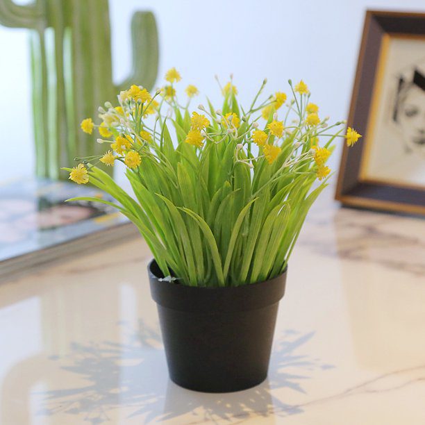 21cm Flower Wild Gypsos with Pot Artificial Aplant609