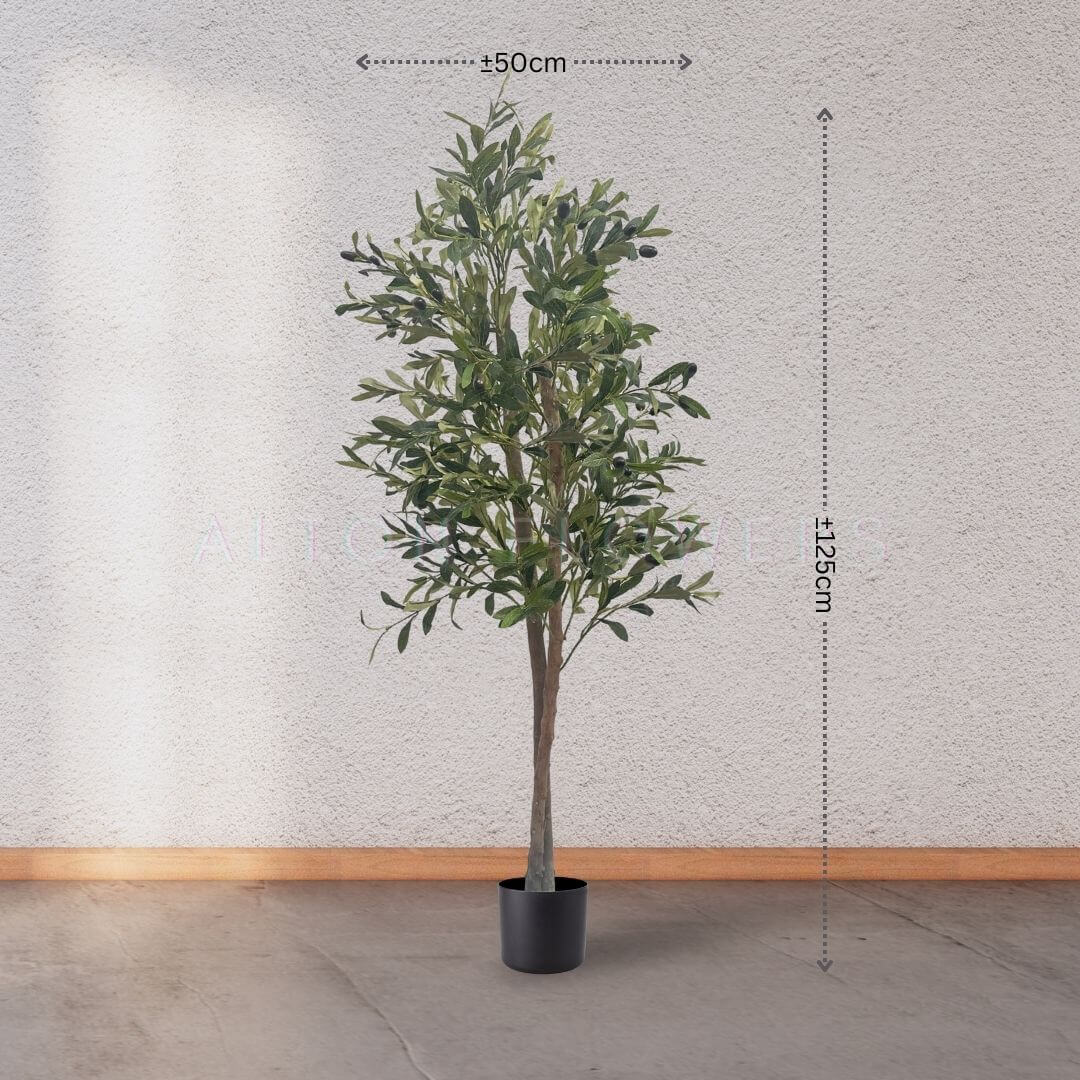 125cm Plant Olive Tree, artificial, home decor, garden
