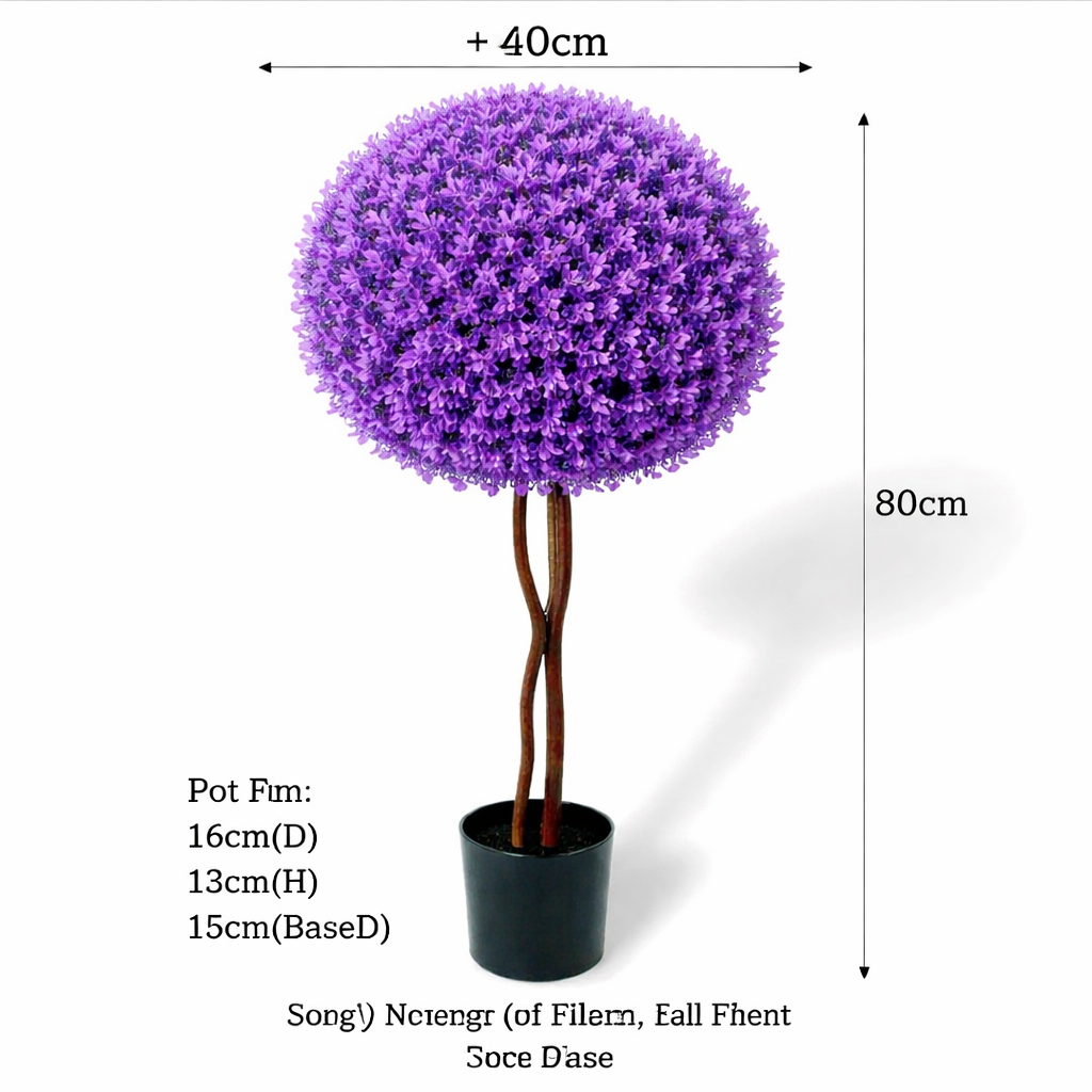 80cm Single Boxwood Topiary Ball Plant Aplant649-2