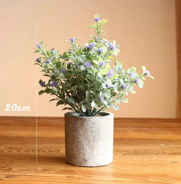 20cm Artificial Mini Plant in a nice clay pot Aplant740-24