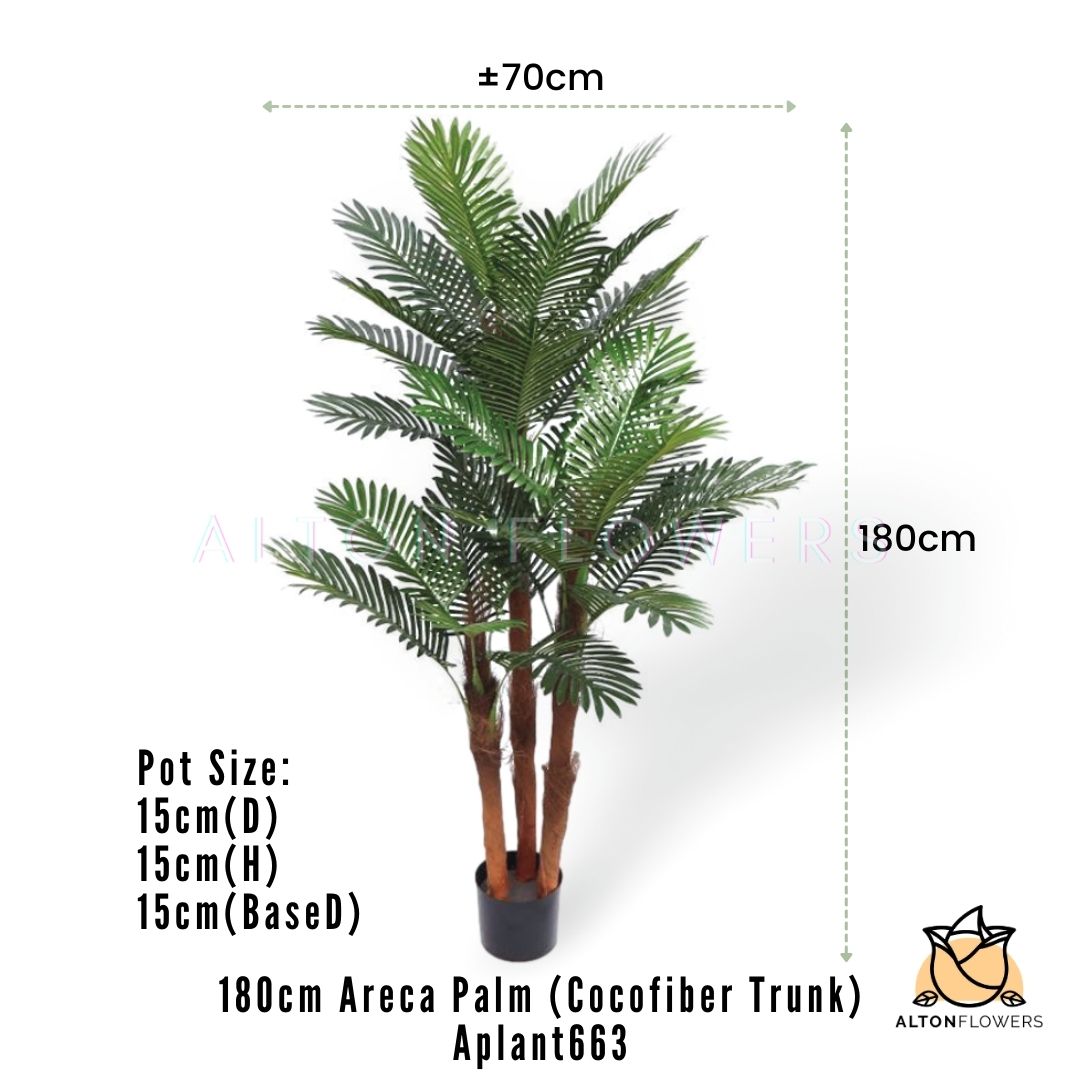 180cm tall Plant Areca Palm Tree artificial,home decor, garden Aplant663