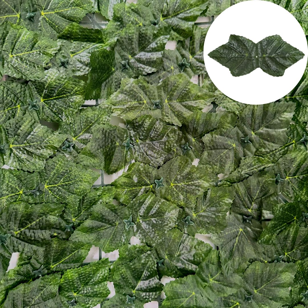 Leaf Screen Artificial Leaves Fence - Evergreen Hedge with Faux Leaves Fencing Panel for Outdoor, Backyard or Balcony Aplant814-5