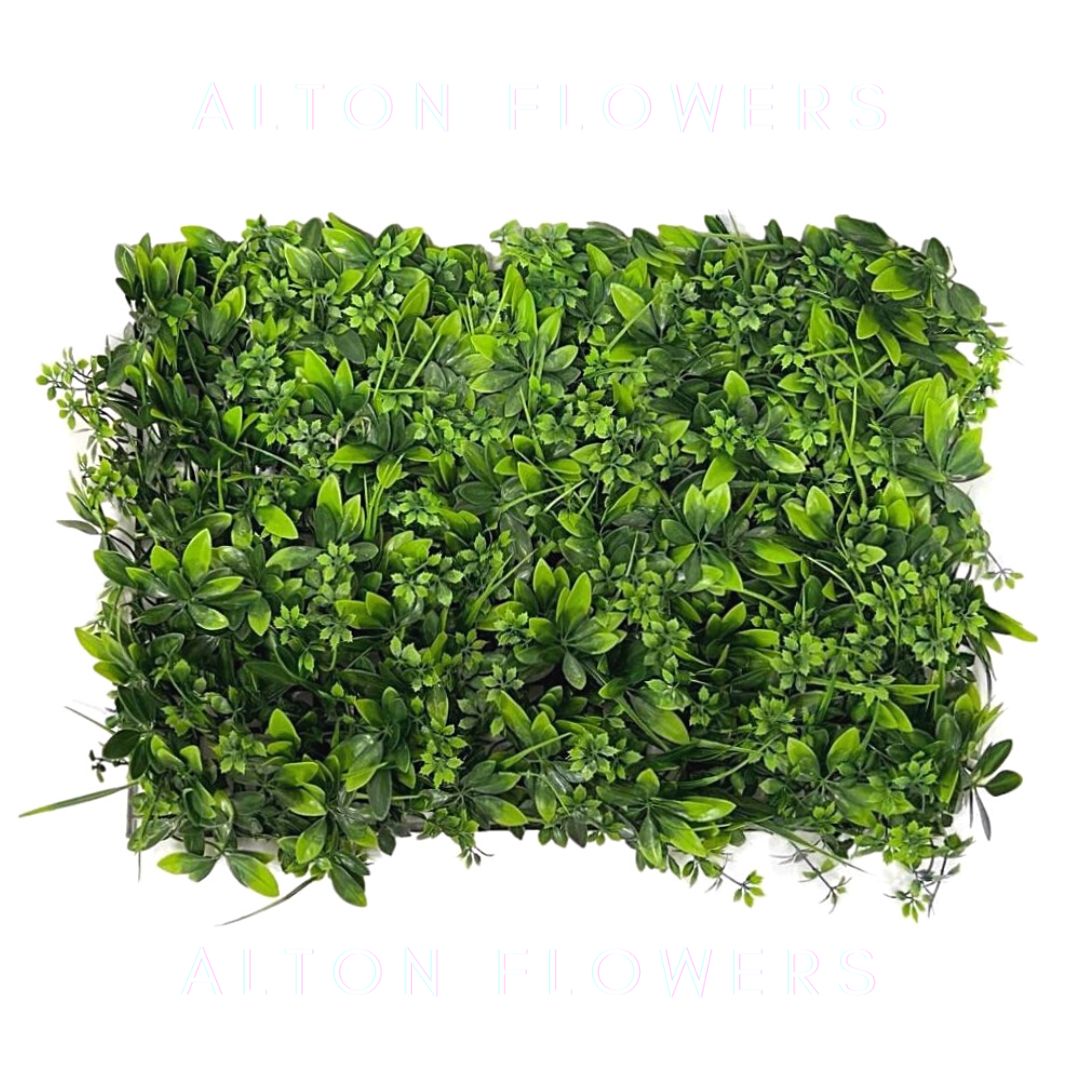 Artificial Grass Panel Mixed Plant 60cm x 40cm Wall Vertical Garden Floors Homes Offices Events Aplant831