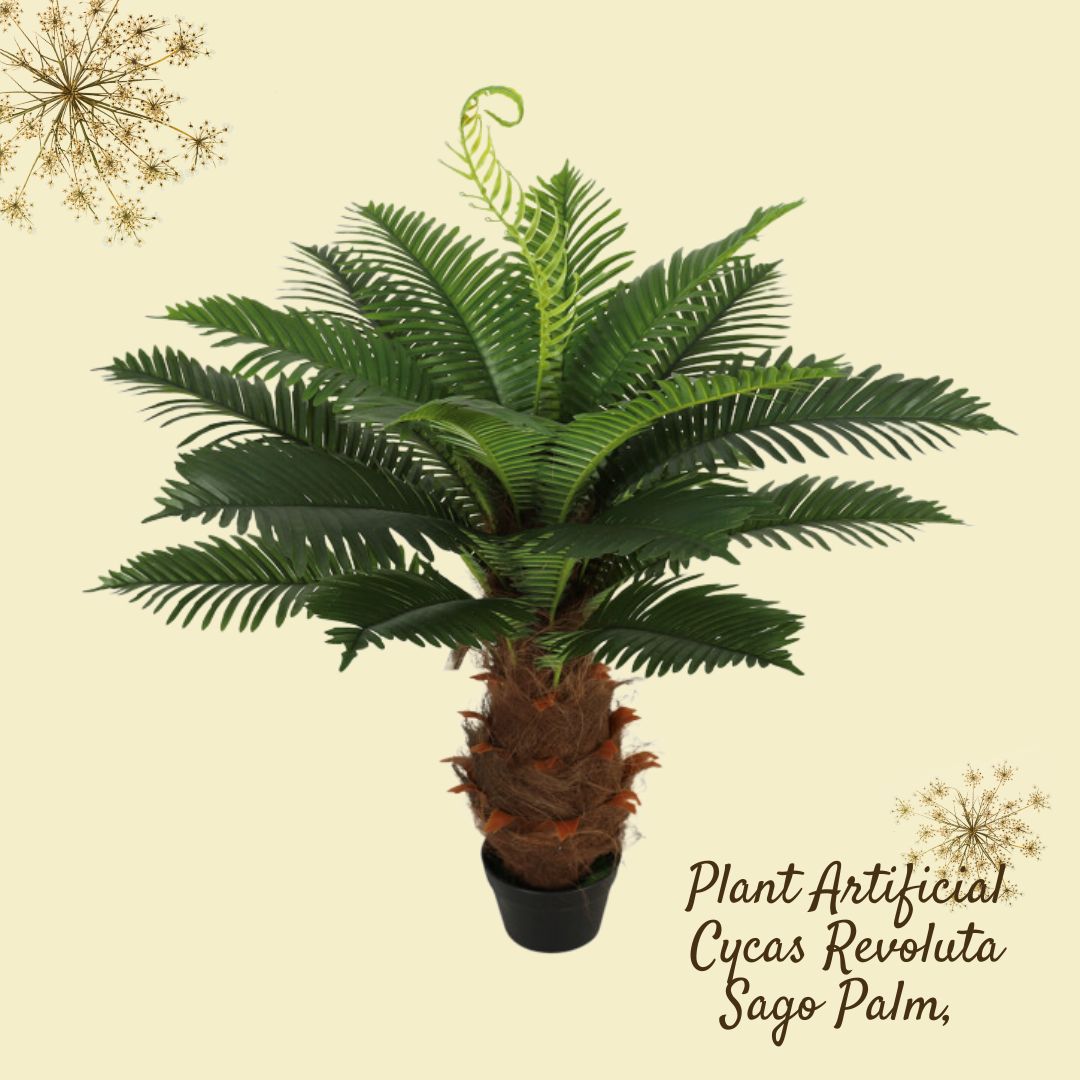 110cm Plant Artificial Cycas Revoluta Sago Palm, home decor, events, garden Aplant857