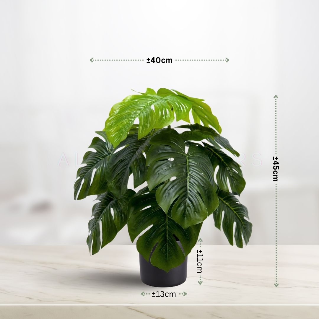 45cm Artificial Monstera Plant with pot Office Home Garden Events Aplant882
