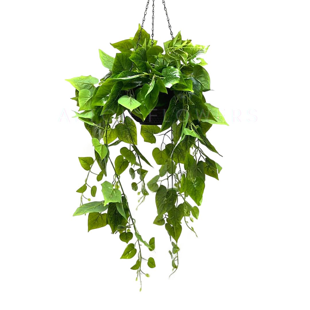 Artificial Plant Epiperium Bush in a double layered plastic container,
