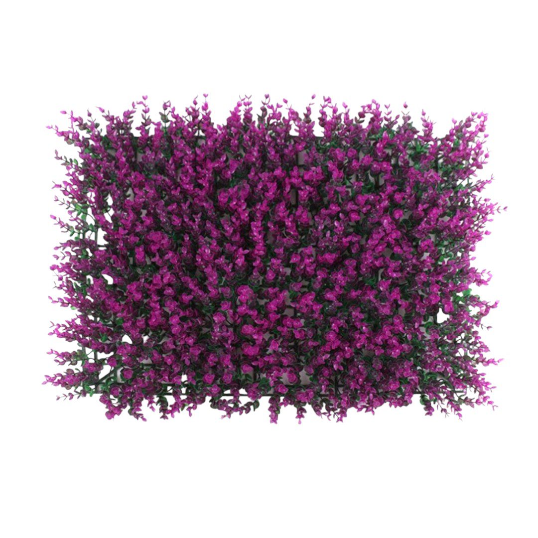 Artificial Greenery Panel Dark Pink Eucalyptus Wall Carpet Grass Plant Wall Backdrop Hanging Scenery Aplant912