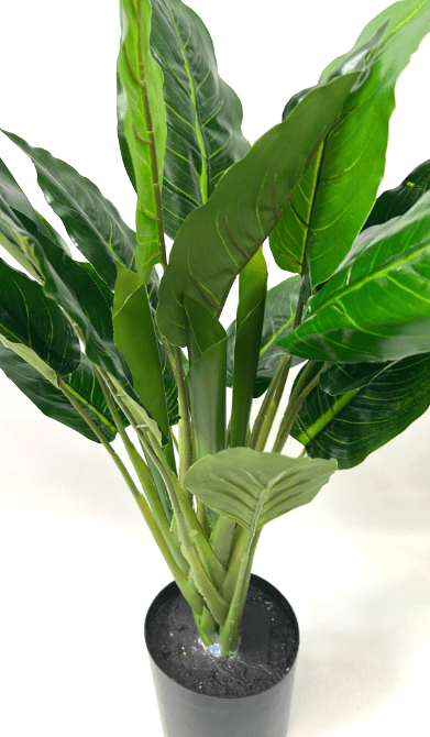 60cm Artificial Plant x3 stems in Black Plastic Pot, home decor, garden, event. Aplant968