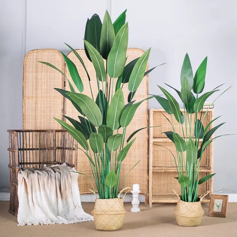 220cm Artificial Skybird Plant | Tall Faux Tropical Tree for Indoor Home & Office Decor Aplant988