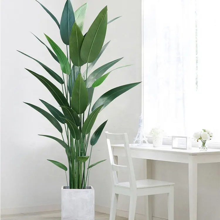 220cm Artificial Skybird Plant | Tall Faux Tropical Tree for Indoor Home & Office Decor Aplant988