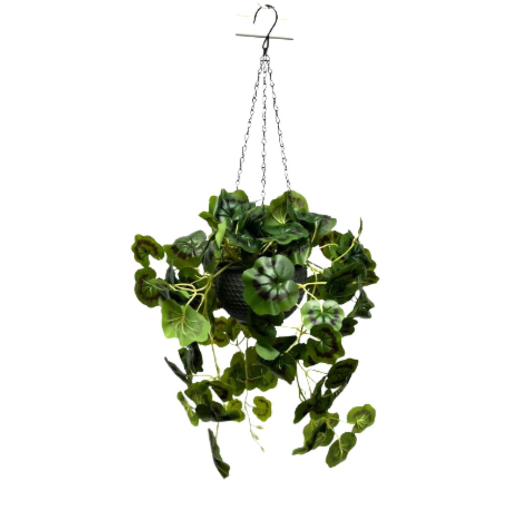 Artificial Plant Hanging with double layer plastic pot, home decor, events, garden Aplant995