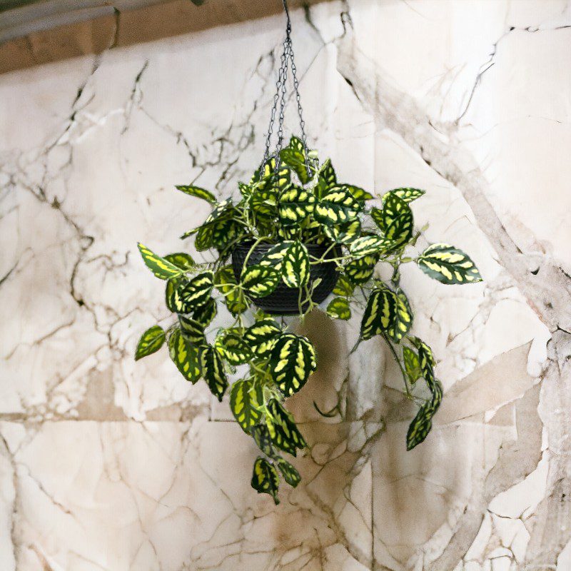 Artificial Plant Hanging with double layer plastic pot, home decor, events, garden Aplant997