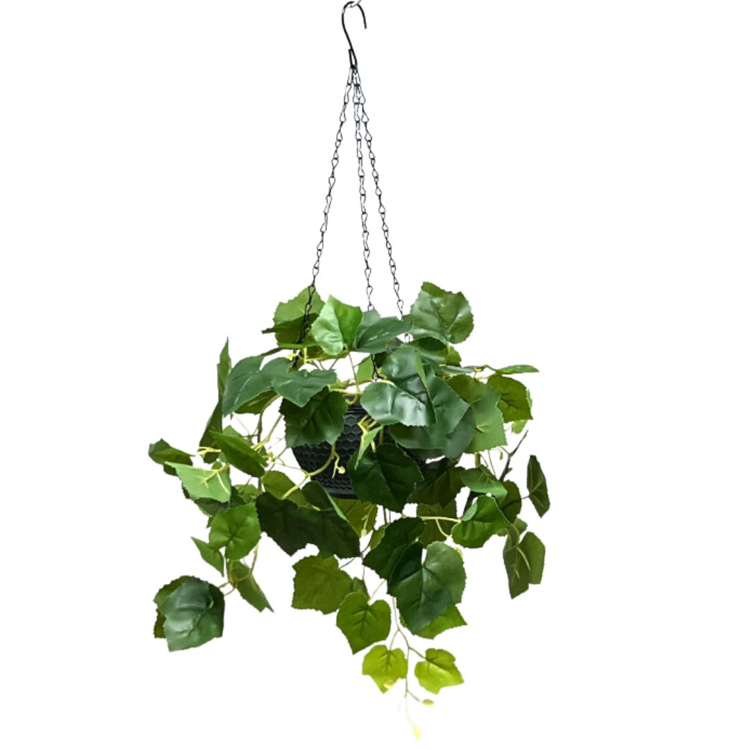 Artificial Plant Hanging with double layer plastic pot, home decor, events, garden Aplant999