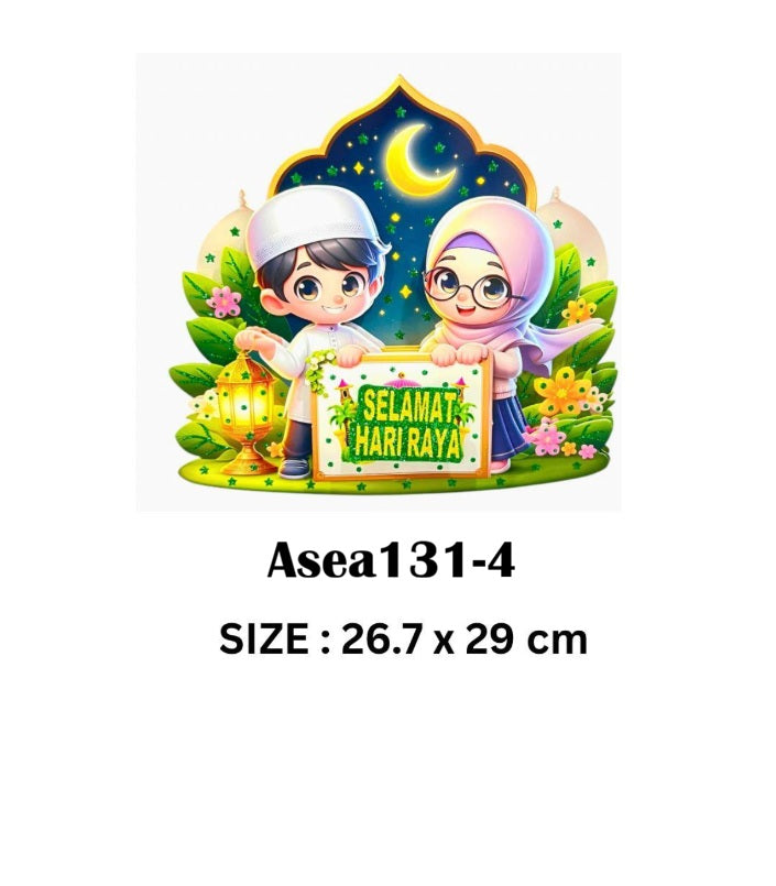 Ramadan Hanging Decoration ,Perfect for Raya home decor Asea131-4