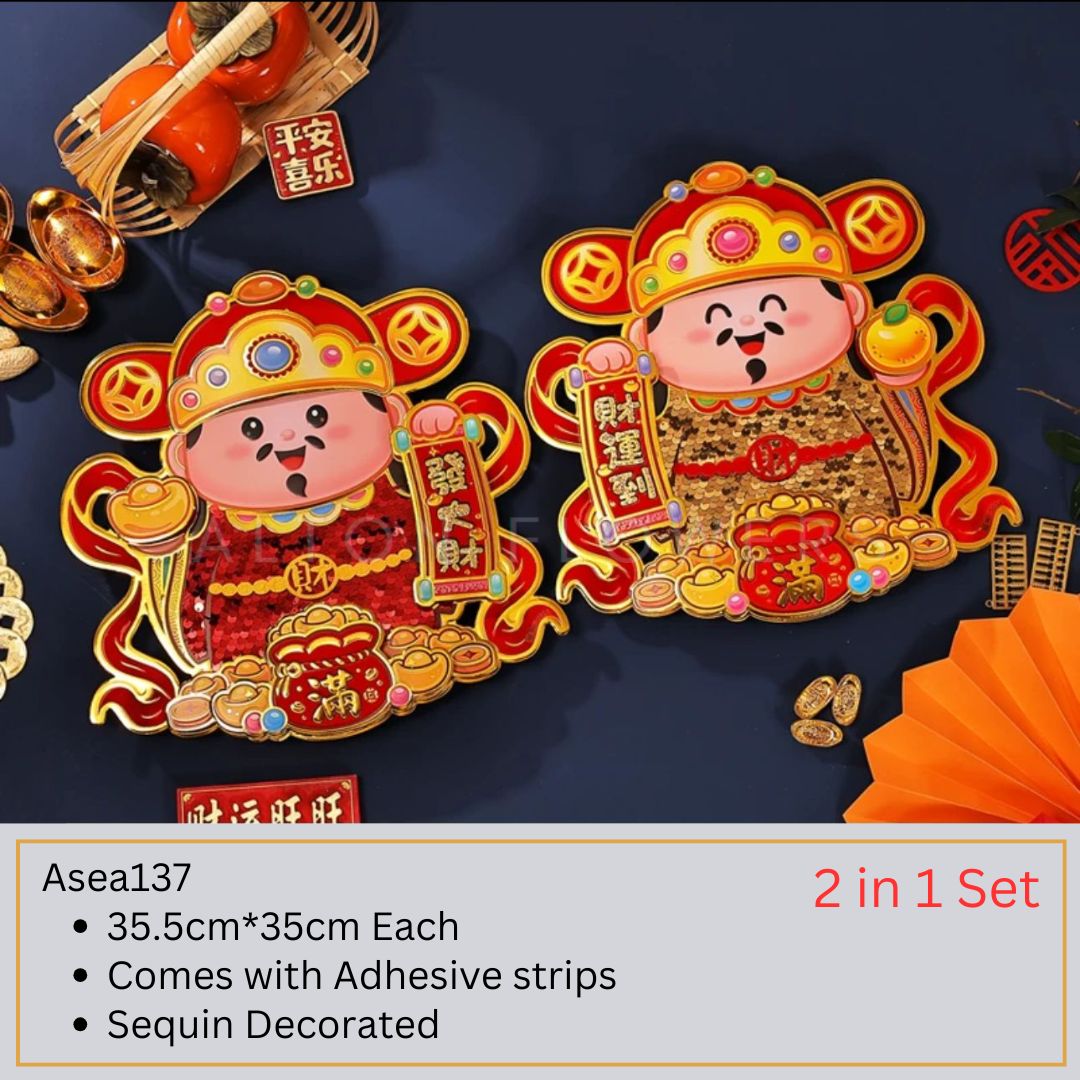 CNY decor Chinese New Year banner Hanging Decorations Art Store Door Horizontal Color Hanging  Decor Asea137