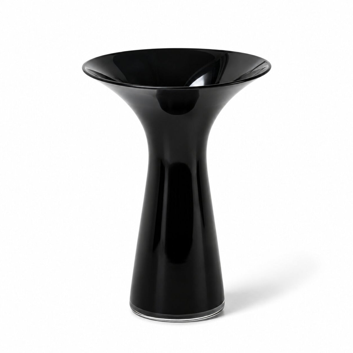 18cm Premium Glass Vase for Fresh or Artificial Flowers