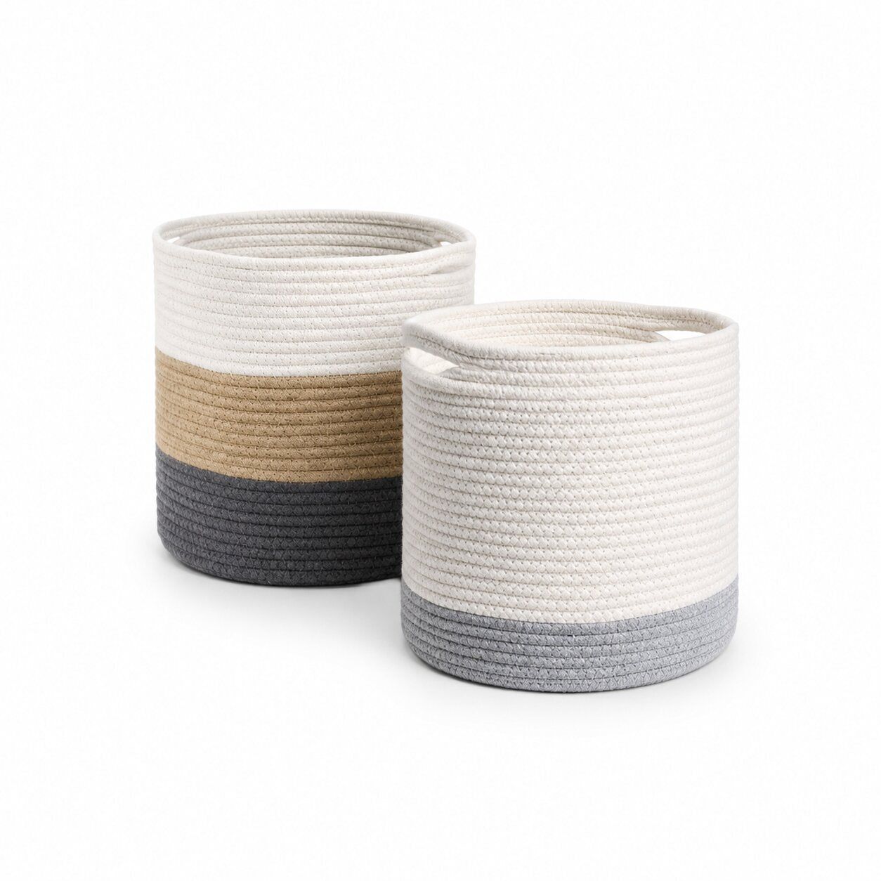 28cm Planter for plant made of cotton rope basket Avase208