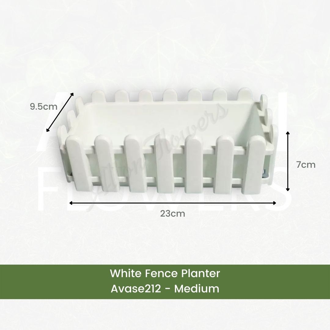 6.5cm-9cm Planter pot rectangular plastic Avase212