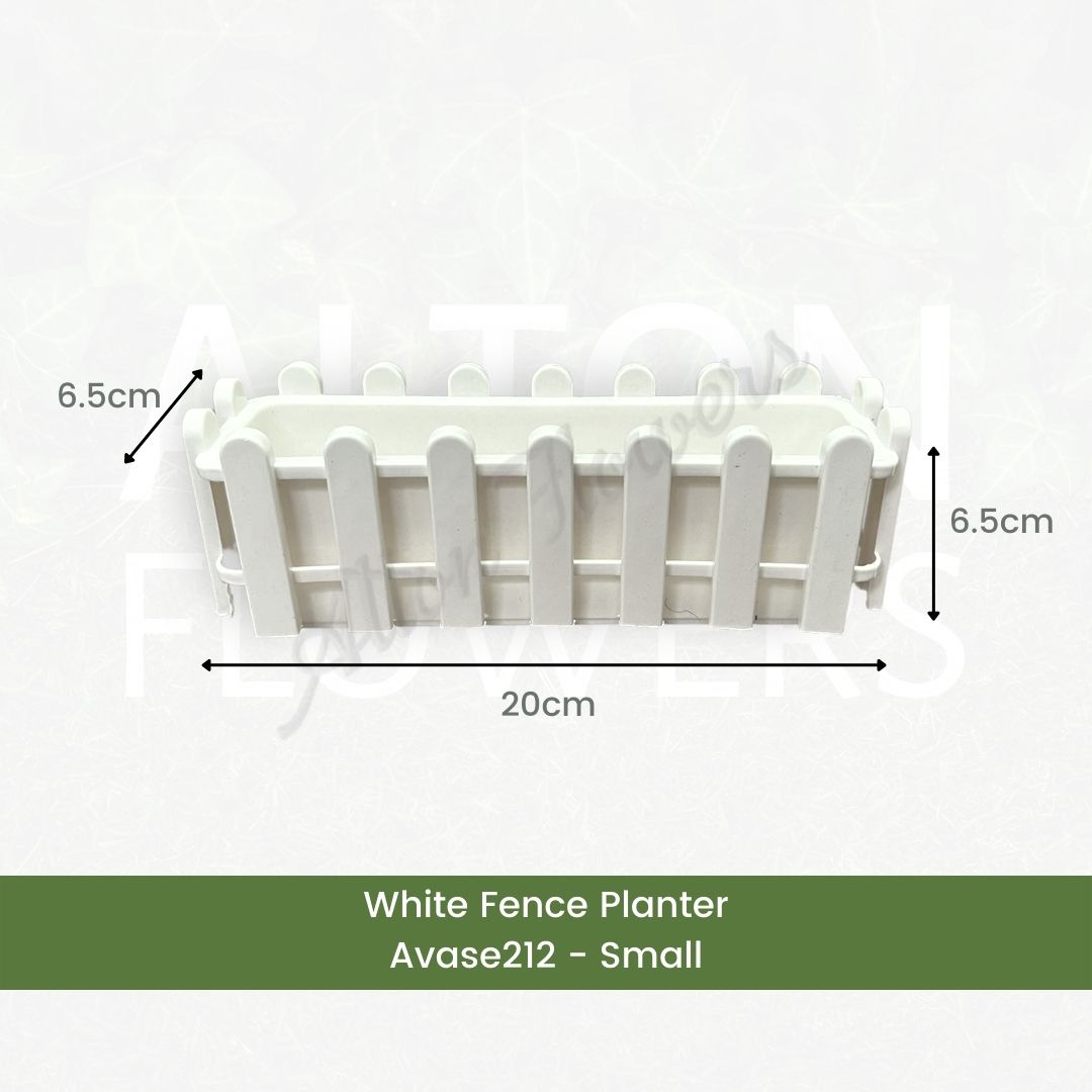 6.5cm-9cm Planter pot rectangular plastic Avase212