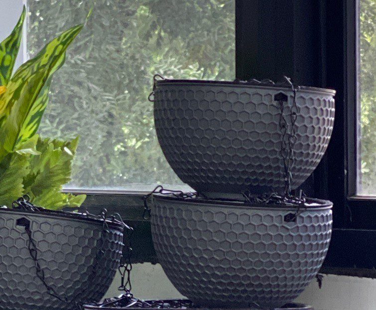 Hanging Plant with Plastic Pot, home decor, garden, events, balcony Aplant974