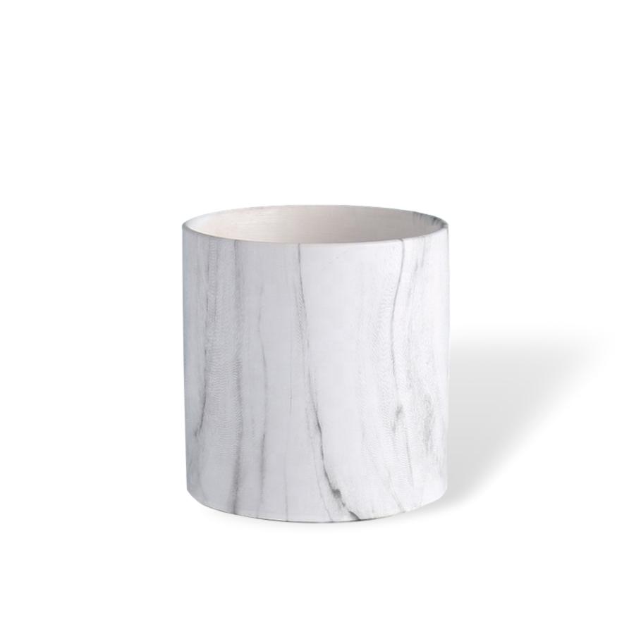 10cm-14cm Gold, Marble coloured ceramic flower plant Avase218