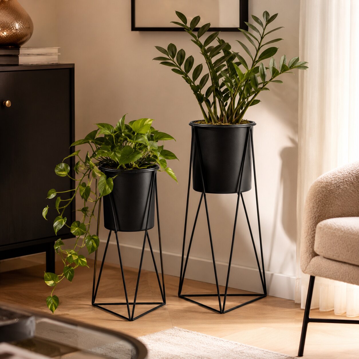 50cm Height Planter stand with planter pot for plants, flowers, home decor, garden, events Avase273b