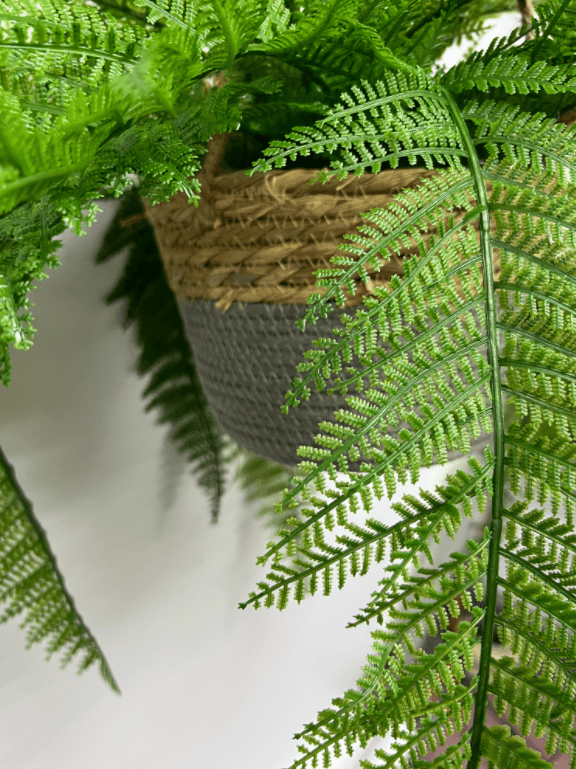 13cm Hanging basket woven guny material, biodegradable, home decor, garden, decorations Avase300