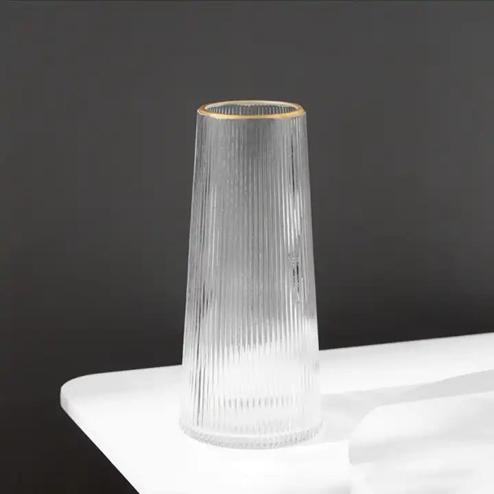 21.5cm Premium Nordic Home Decor Glass Flower Vase, Indoor Decoration, Home Decoration, Minimalist Avase310